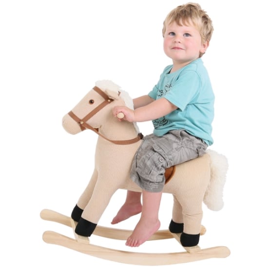 Cord Rocking Horse | Bigjigs (BJ285) | Mulberry Bush | Mulberry Bush