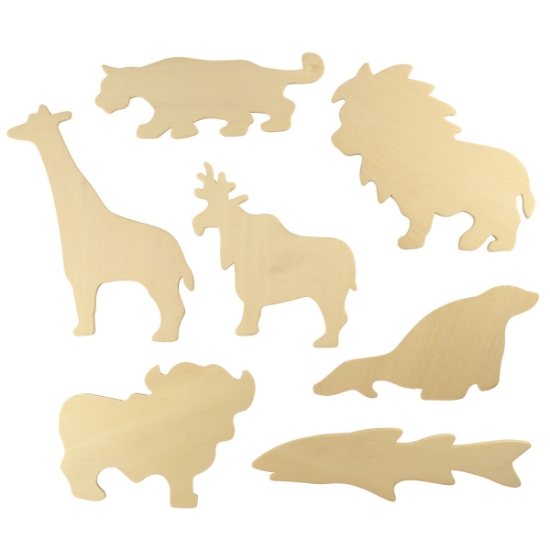 Drawing Templates - Zoo Animals