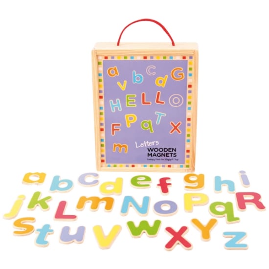 Wooden Magnetic Letters