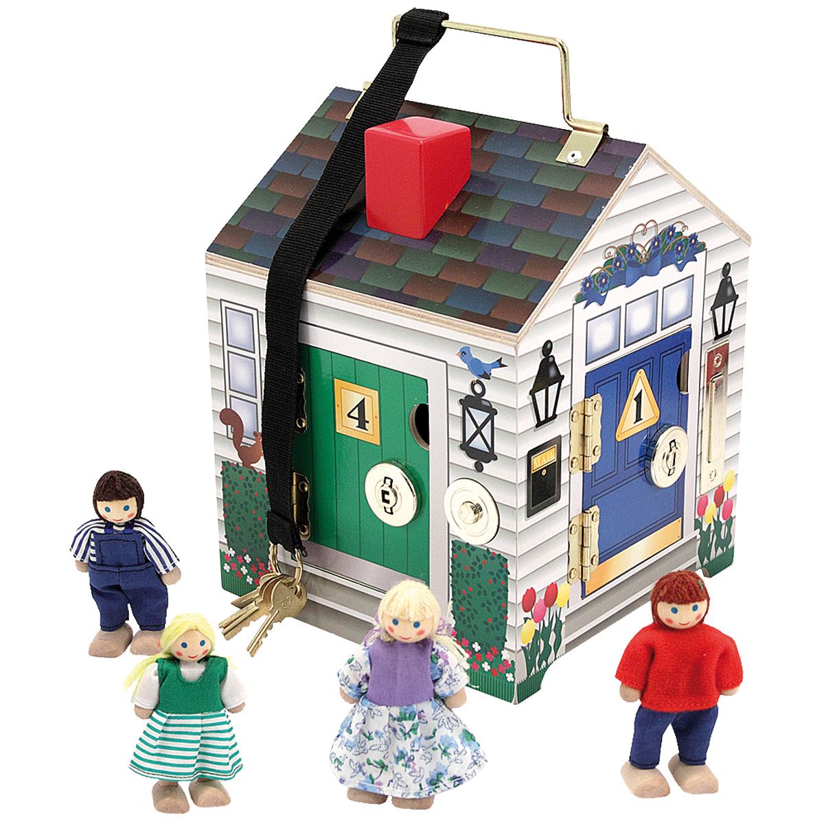 Doorbell House Melissa Doug Wooden Dolls Houses Mulberry Bush