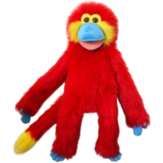 Funky Monkey  Puppet - Red