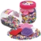 Picture of Hama Beads - 4,000 Pink Tub with Pegboards