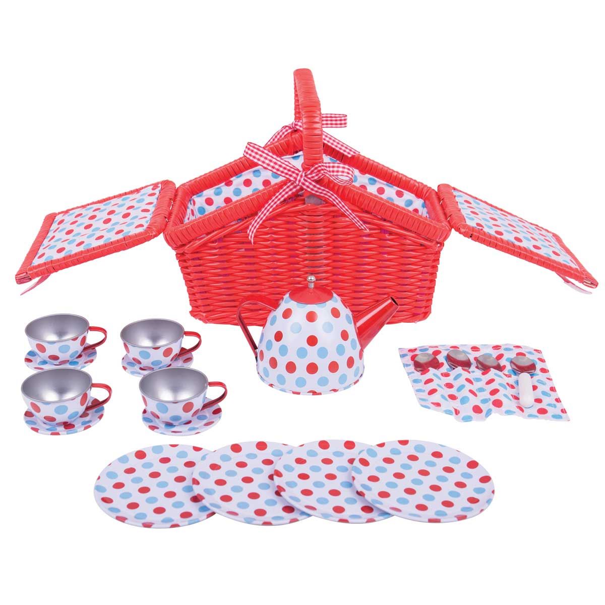 Picnic basket tea set online