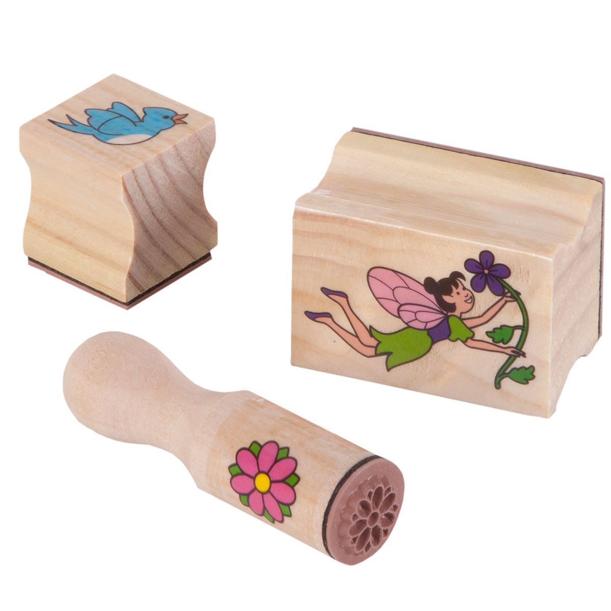 Melissa and doug fairy garden hot sale stamp set