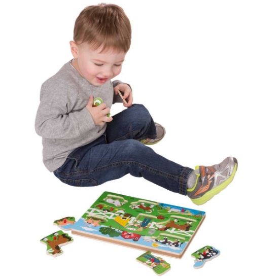 Sound Puzzle - Old MacDonald's Farm | Melissa & Doug | Mulberry Bush