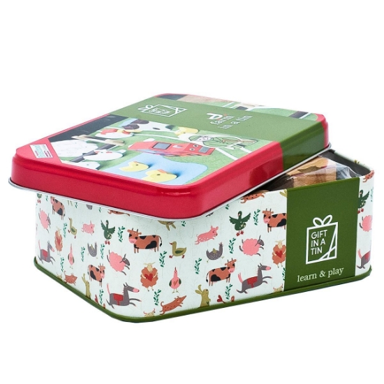 Gift in a Tin - Wooden Farm Set | Wooden Toys | Mulberry Bush ...