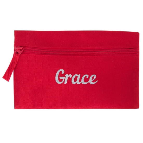 Named Pencil Case with Glitter Name | Personalised Pencil Tins & Cases ...