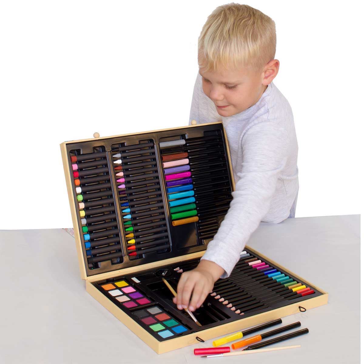 Djeco Big Box of Colours Artist Set  Buy Beautiful Artisit Supplies Kit  for Kids at Rainbow Fun