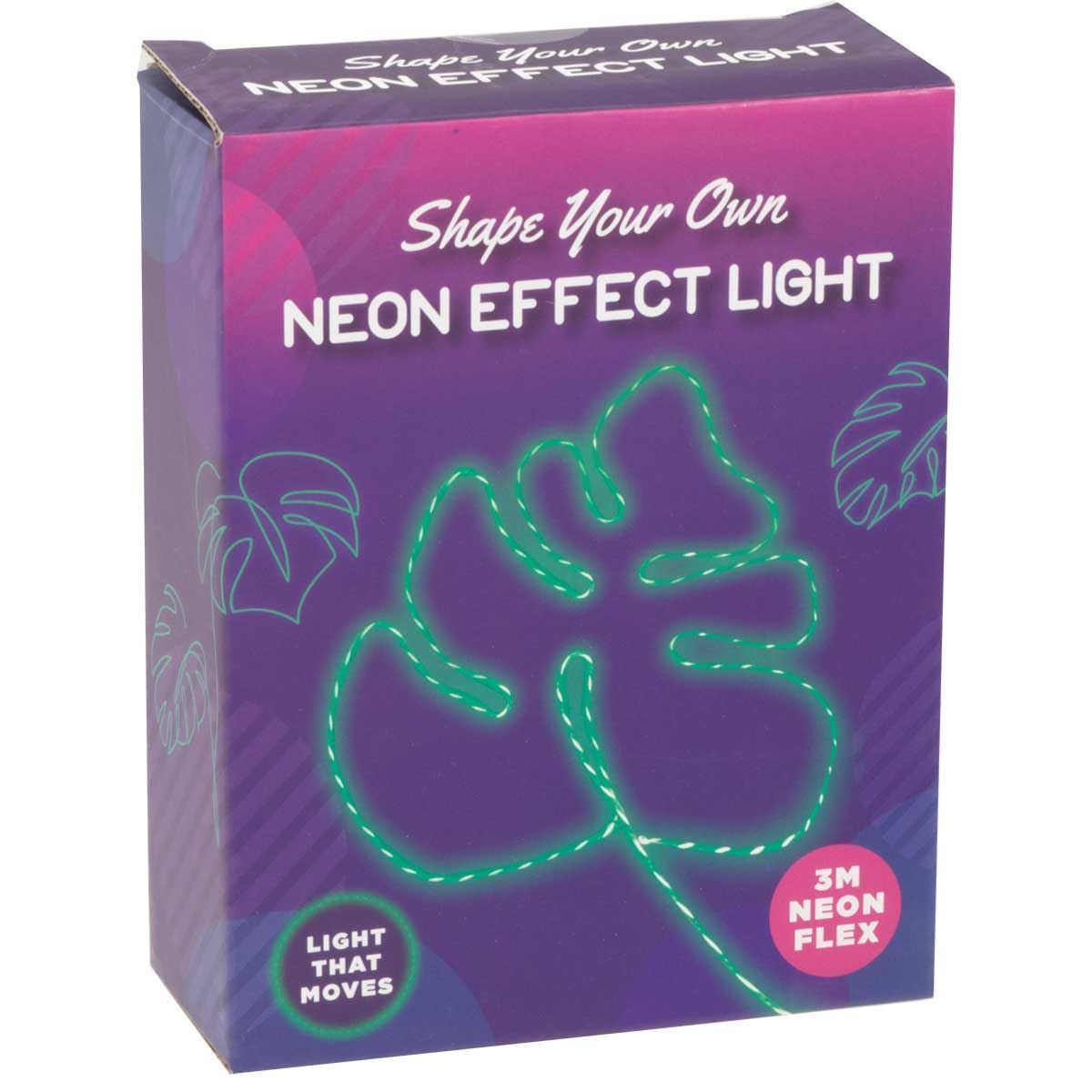 shape your own neon effect light