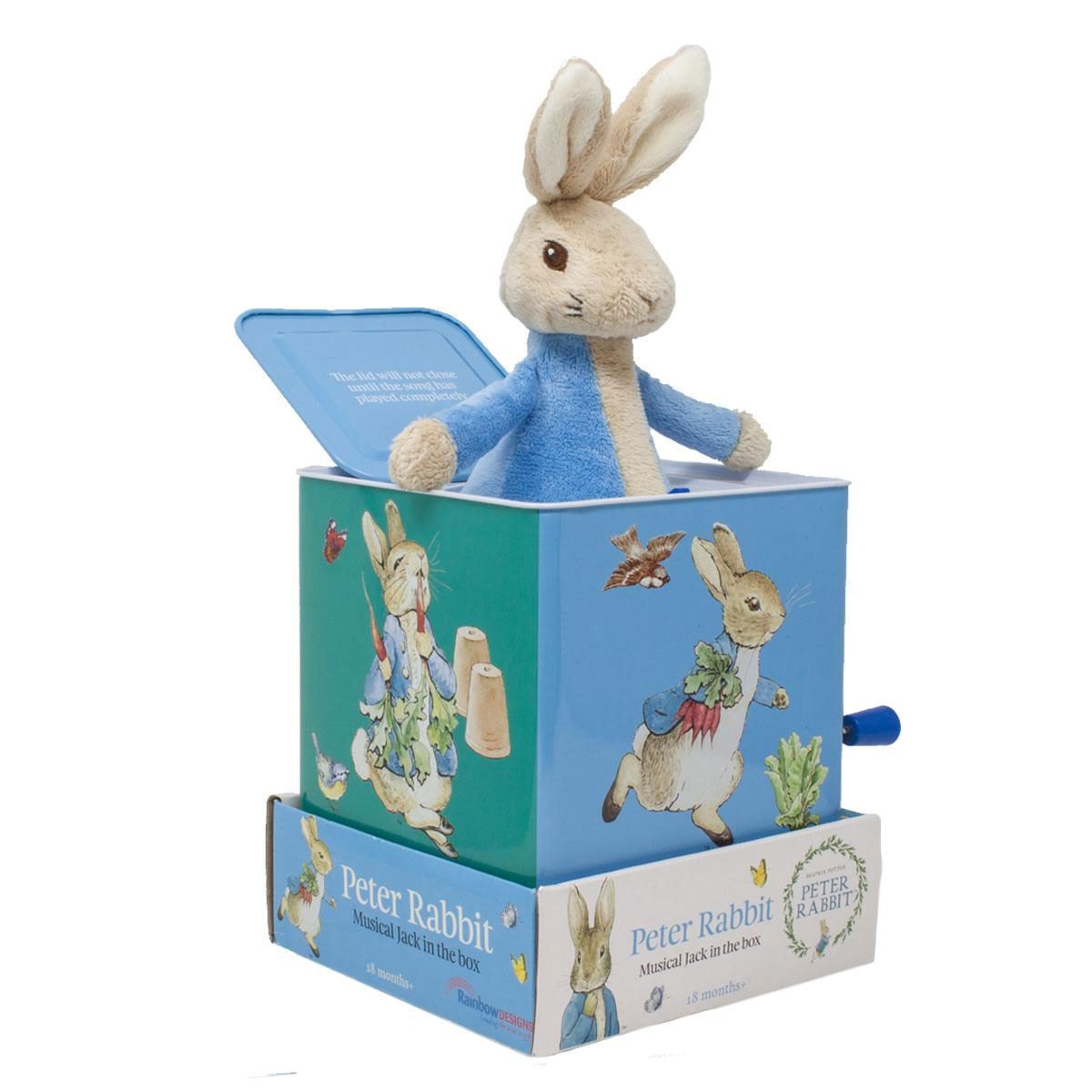 Peter rabbit jack in the hot sale box toy