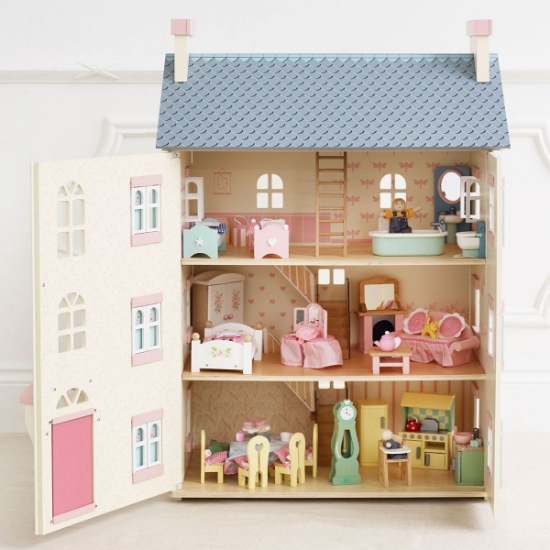 Cherry Tree Hall | Le Toy Van (H150) | Wooden Dolls Houses | Mulberry Bush