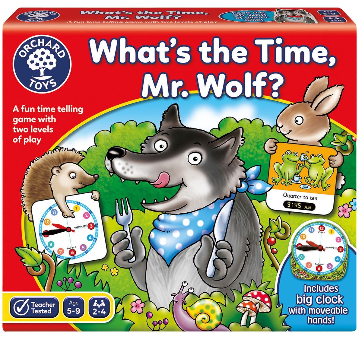 What's the Time Mr Wolf? | Orchard Toys | Educational Games | Mulberry Bush