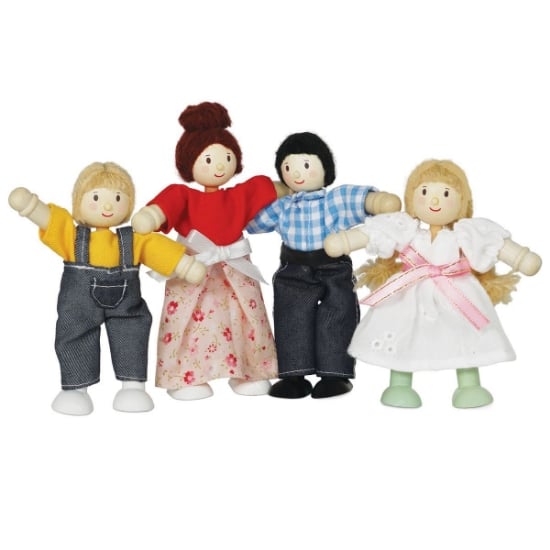 Wooden Doll Family