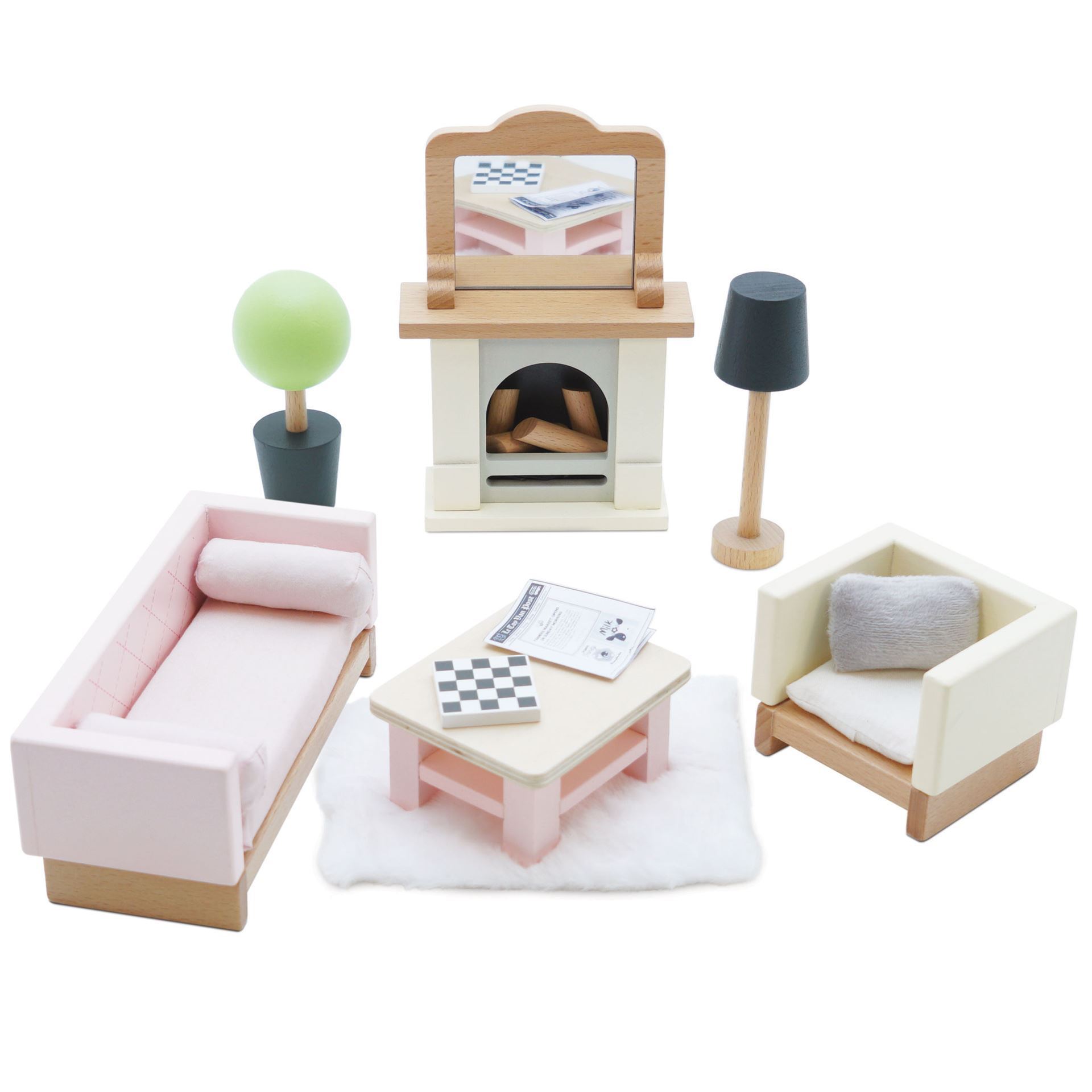 Daisylane Sitting Room Le Toy Van ME058 Dolls Furniture Mulberry Bush