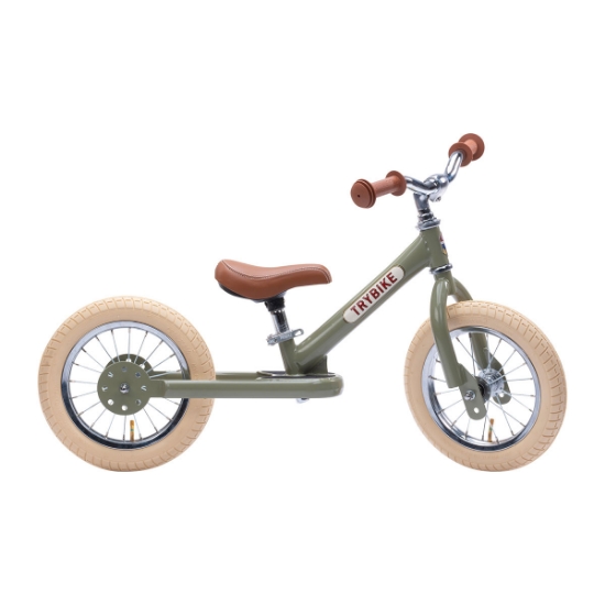 Trybike Balance Bike - Matte Green