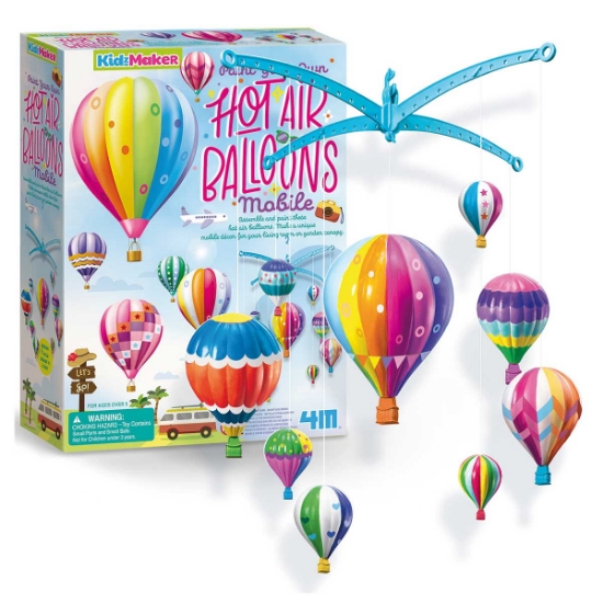 Paint your own Hot Air Balloons Mobile