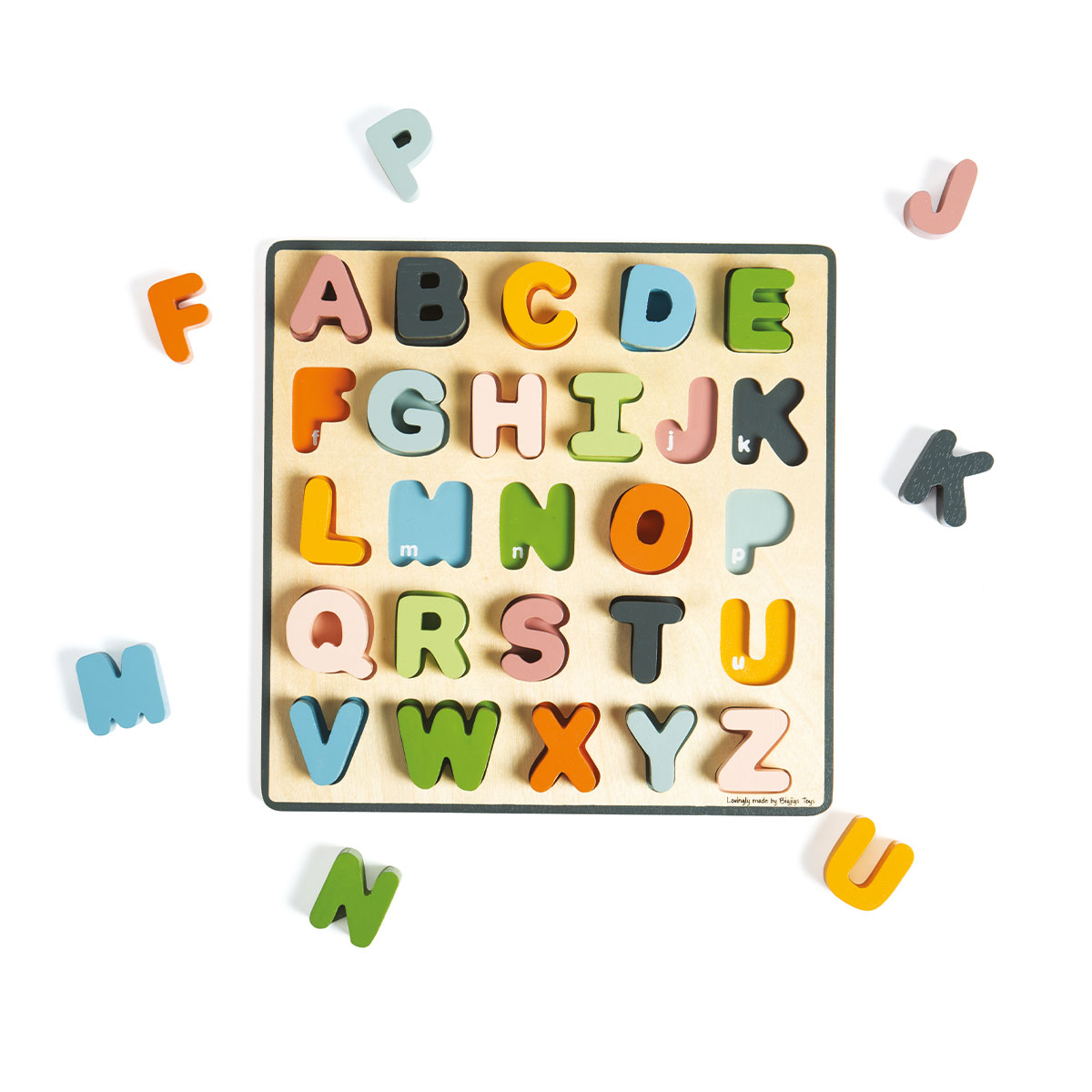 Uppercase ABC Puzzle Tray Bigjigs 35038 First Puzzles Mulberry Bush