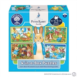 Picture of Peter Rabbit 4 in a box Puzzles