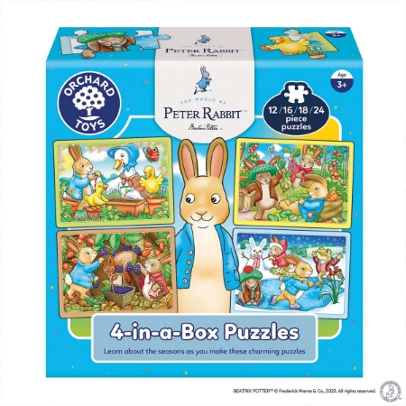 Picture of Peter Rabbit 4 in a box Puzzles