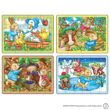 Picture of Peter Rabbit 4 in a box Puzzles