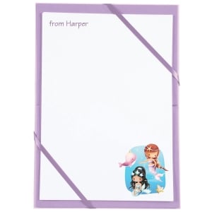 Picture of Named Notepaper - Mermaids