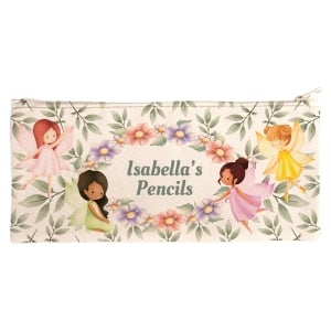Picture of Personalised Canvas Pencil Case - Fairies