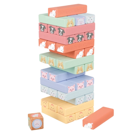 Farmyard Animal Tumbling Tower