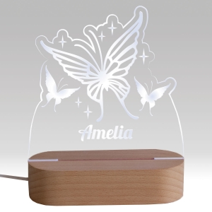 Personalised Butterflies LED Light image 1