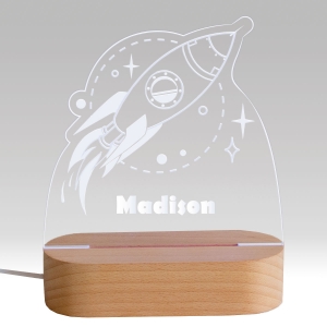 Personalised Space LED Light image 1