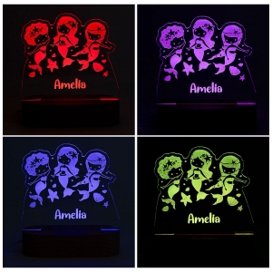 Picture of Personalised Mermaids LED Light