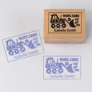 Named Rubber Stamp - Construction Site image