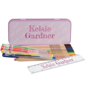 Picture of Named Pencil Tin Stationery Set