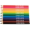 Picture of 12 Named Chunky Triangular Colouring Pencils