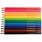 Picture of 12 Named Chunky Triangular Colouring Pencils