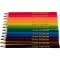 Picture of 12 Named Chunky Triangular Colouring Pencils